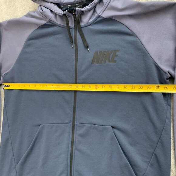 Nike Hoodie Mens Size 2XL Dry Essential Full Zip Jacket Blue 931792-471 Workout - Picture 3 of 8
